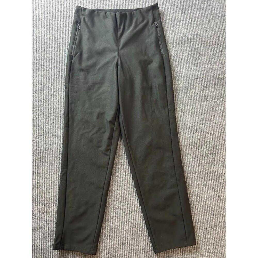 HFX Women's Winter Tech High-Rise Pull On Lined Pants Black Size Med